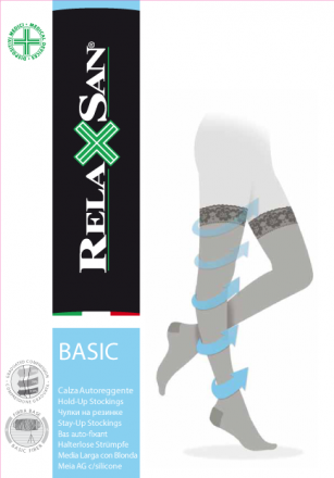 Чулки  RELAXSAN STAY-UP BASIC 280