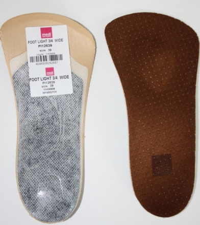 Ортопедические полустельки для обуви с каблуком medi foot light