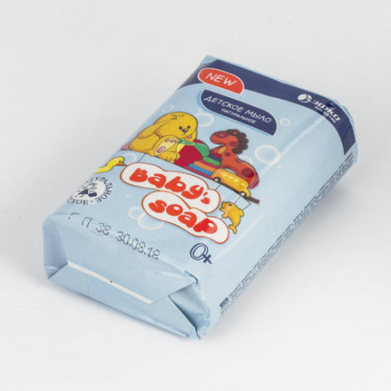 Мыло туалетное детское 90 г, BABY&#039;S SOAP (Бейби соап), &quot;Натуральное&quot;, 80362