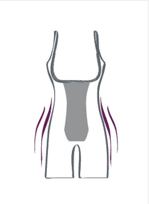Glamour	боди-торсе BH1501. Body Hush