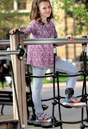 Ортез голеностопный с пенно-гелевыми вкладышами детский medi M.step D kidz