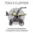 Детская инвалидная коляска ДЦП Patron Tom 5 Clipper T5c