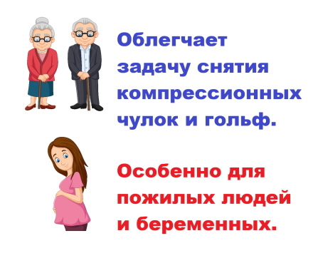 Приспособление для снятия компрессионного трикотажа &quot;Комфорт Слайдер&quot; 