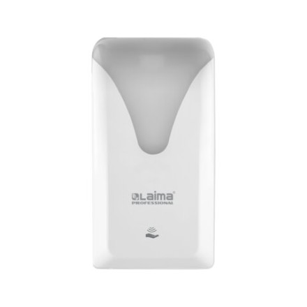 Дозатор сенсорный для жидкого мыла LAIMA PROFESSIONAL ULTRA, наливной, 1 л, белый, ABS, 608763, 401610