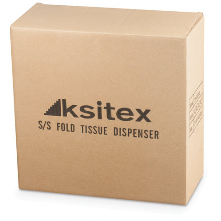Диспенсер для полотенец KSITEX (Система H3), ZZ (V), нержавеющая сталь, матовый, TH-5823 SS, TН-5823 SS