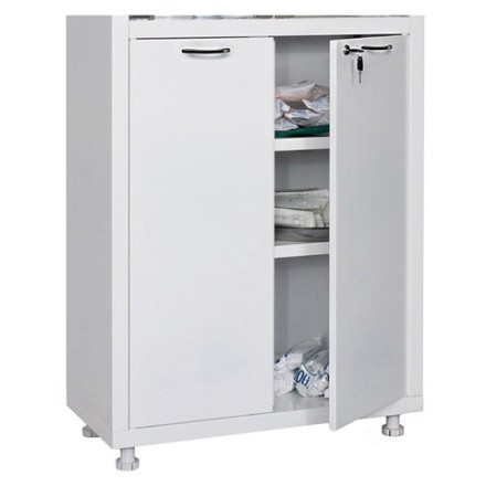 Шкаф медицинский 2-створчатый HILFE &quot;МД 2 1670/SG&quot; 1755х700х320 мм, стекло, белый, S26199203509