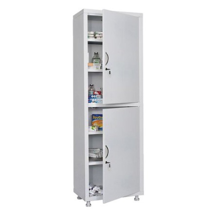 Шкаф медицинский 1-створчатый HILFE &quot;МД 1 1760/SS&quot; 1850х600х400 мм, белый, S26199204009