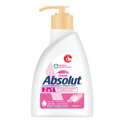 Мыло жидкое антибактериальное 250 мл ABSOLUT (Абсолют) &quot;Нежное&quot;, дозатор, не содержит триклозан, 5061, 5007, 5061