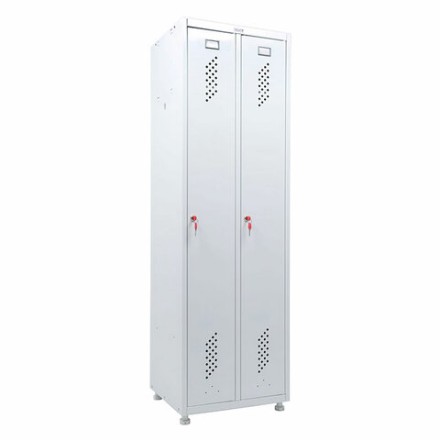 Шкаф медицинский для одежды HILFE &quot;МД 2 ШМ-SS&quot; 1900х575х500 мм, белый, S26199302109