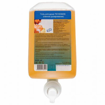 Картридж с жидким мылом-пеной для тела и волос (Kimberly-Clark Aquarius), 1 л, KEMAN, 100042-А1000