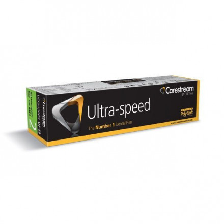 Рентген. пленка для Стоматологии 57 х 76мм / 25л./ - Carestream Health-Ultra-Speed DF-50 (D-speed) (окклюзионная)