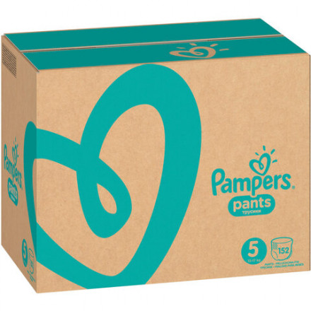 Подгузники-трусики 152 шт. PAMPERS (Памперс) Pants, размер 5 (12-17 кг), 1210764