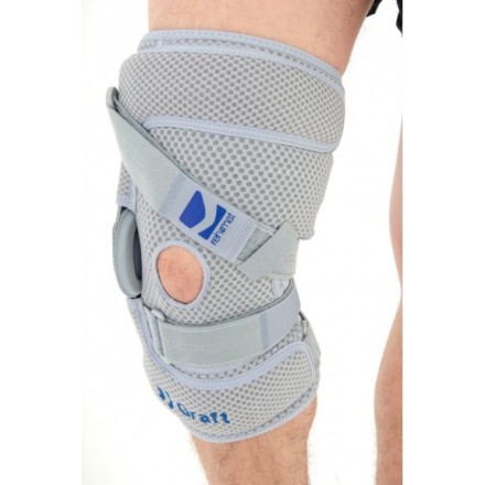 Одношинный ортез коленного сустава с регулировкой подвижности и динамичной спиральной лентой Reh4Mat Evo 2ra Am-osk-zj/2ra