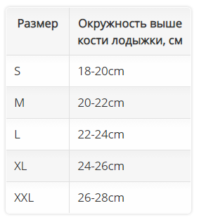 Ортез голеностопный AccuTex 2909 OPPO